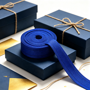 Dickes, strapazierfähiges, elastisches Jacquard-Gurtband aus Nylon, 38 mm (1,5 Zoll), leuchtendes Königsblau, Marke <span class=keywords><strong>Liman</strong></span>, für Taschen, Gürtel, Haustierhalsbänder - Product Image 5