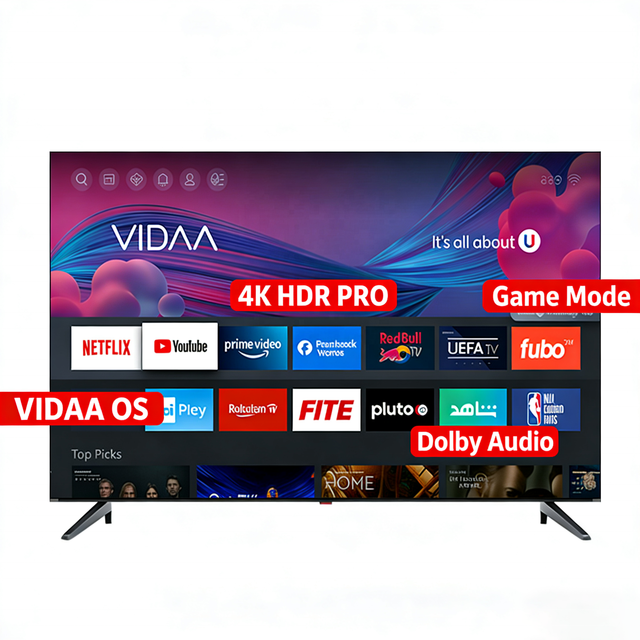 AG Verified Supplier Television 85 Inch 4K Led Qled Smart Tv Android Vidaa WebOS Google 32 40 43 50 55 65 75 85 Inch Smart Tvs