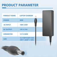 Alimentation de remplacement 19V 4.74A DC 5.5*2.5mm Chargeur 90W Adaptateur secteur pour ordinateur portable Toshiba