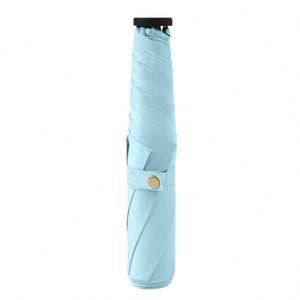 Parapluie portable en fibre de carbone, protection UV, ultra-léger, pliage manuel, avec logo original pour les promotions - Product Image 3