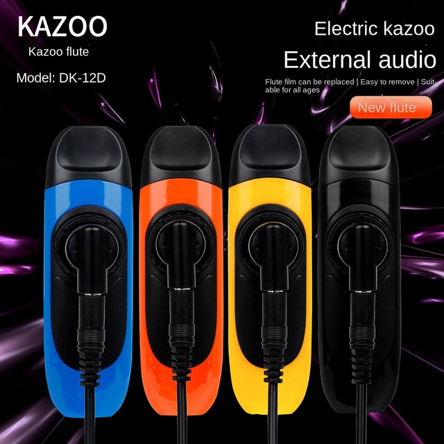 Kazu KAZOO Professional Performance Electroacoustic Card Group Small Unpopular Easy-to-Learn Musical ABS DK-12D