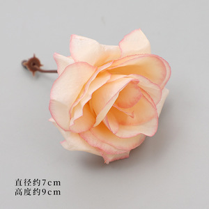 Cabezas de Rosas Artificiales de Seda, 3 cm de Alto, Simulación Realista, Decoraciones para Bodas, Materiales para Manualidades - Product Image 6