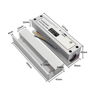Fail Safe NC 12V Office Frameless Glass <strong>Door</strong> Smart Access Control Electric Timer Delay <strong>Magnetic</strong> Drop Bolt <strong>Door</strong> <strong>Lock</strong> - Product Image 3