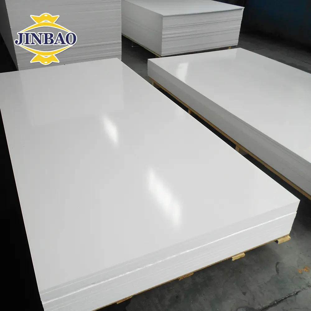 JINBAO Fabrik 1220*2440mm 4 * 8ft 2050*3050mm Kunststoff Forex Celuka 2 3 4 5mm UV-Druck PVC-Schaumstoff platte