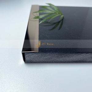 EX402 <b>Mirror</b> Hairline Stainless Steel L Shape Trim for Interior Decoration Hotel Lobby <b>Tile</b> Wall Design - Product Image 1