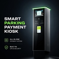 Système de gestion du stationnement, borne de paiement en libre-service, lecteur de code QR, terminal de stationnement commercial