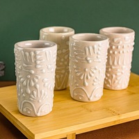 Verre à shot Talavera - Tasse à tequila en argile faite à la main, compatible lave-vaisselle, céramique mexicaine