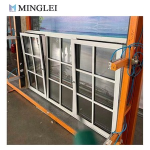 Fenêtre <span class=keywords><strong>à</strong></span> battant et <span class=keywords><strong>à</strong></span> bascule en aluminium <span class=keywords><strong>à</strong></span> triple vitrage <span class=keywords><strong>à</strong></span> rupture de pont thermique, <span class=keywords><strong>à</strong></span> cadre fin et au design moderne, pour maison et villa - Product Image 3