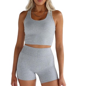 Top sans manches respirant de haute qualité pour femmes, longueur mi-longue, dos nageur, crop top avec rembourrage amovible, pour l'entraînement, la salle de sport, le yoga - Product Image 3