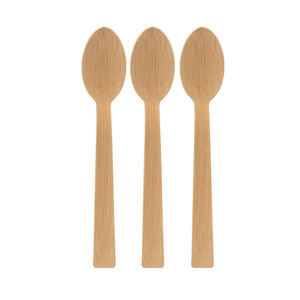 ช้อนไม้ไผ่ย่<span class=keywords><strong>อย</strong></span>สลายได้พร้อมโลโก้ออกแบบได้ตามต้องการสำหรับงานปาร์ตี้กลางแจ้งหรือการเดินทางอาหาร - Product Image 4