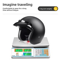 Casque de moto certifié 3C BYB/701M3C pour véhicules électriques, design rétro vintage, toutes saisons, tailles unisexes M-XXL