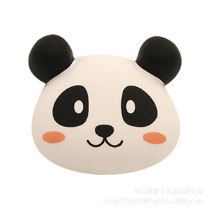 Autocollant pour écouteurs Panda en mousse PU à rebond lent, jouet décoratif de dessin animé pour la maison, cadeau - Product Image 3