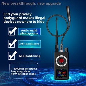 Détecteur de signaux RF portable K19, détecteur de caméras espions, scanner de signaux sans fil GPS, détecteur d'aimants, protection anti-espionnage, ABS - Product Image 3