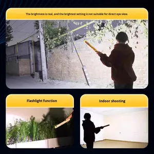 Luz LED de emergencia portátil, ultrabrillante, resistente al agua, batería de larga duración, cargador de teléfono multifunción, para acampar, senderismo y actividades al aire libre - Product Image 3