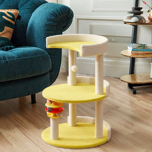 شجرة القط الخضراء للغابات مع مسكن خشبي فاخر كبير القط هرش السيزال إطار لطيف لتسلق القط الجنة - Product Image 2