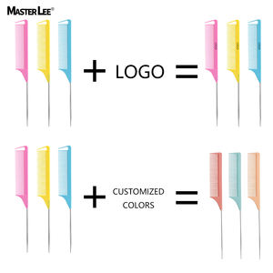 Accessori per parrucchieri colorati in lega di ABS per casa da parrucchiere in acciaio inossidabile pettine preciso per capelli - Product Image 4