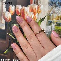 Easywell Nouveau Design 32 pièces XS Faux Ongles Amande Effet Œil de Chat en Gel Souple à Presser Vente en Gros Marque Privée avec Boîte d'Emballage Personnalisée