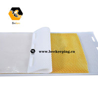 Großhandel Bienenwachs Foundation Press Mold Imkerei Silikon Flexible Bienenstock Wachs Comb Foundation Sheets Form Press schalung