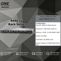Server Rak 2U R640 Bekas Rekondisi, Harga Murah, Laris Manis, dengan Dual 6230, 32GB 3200 DDR4, Dual PSU 750W, Tersedia