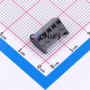 MDF7-5S-2.54DSA(55) Pin Socket Through hole Component (THT),P=2.54mm Connector 1x5P 2.54mm Square Hole Through Hole - Product Image 2