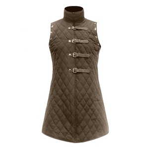 Costume da uomo Gambeson gilet Aketon giubbotto vichello medievale vestito senza maniche per LARP Warrior Knight <span class=keywords><strong>Halloween</strong></span> - Product Image 1