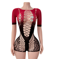 Combinaison moulante élastique tie-dye à découpes pour femme adulte, tenue de danse exotique de salle de bal W.E. Polyester/Rayonne