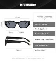 Lunettes de soleil œil de chat roses UV400, nouvelle collection 2026, monture de protection solaire unisexe, lunettes haut de gamme amincissantes pour le visage