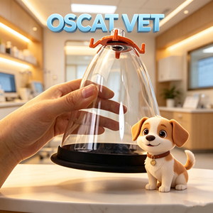 Máscara de Anestesia <span class=keywords><strong>Veterinaria</strong></span> OSCAT de Gran Interfaz para Perros, 6 Unidades por Caja, Equipo Médico para Mascotas Sellado - Product Image 1