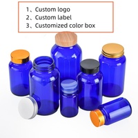 Bouteille de capsule vide 100ml 200ml 300ml 400ml Emballage de bouteille de pilule de bouteille de vitamine