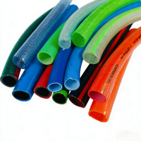 Tuyau d'arrosage de jardin GEMIER en PVC flexible haute pression, tressé renforcé de fibres, léger et durable, 100m, résistant à la chaleur