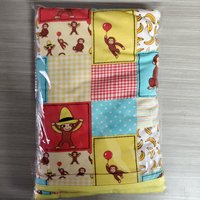 Couverture pour bébé en fibre de bambou personnalisable, imprimée avec des dessins animés, couverture en bambou ultra-douce et douce pour la peau, pour enfants et adultes