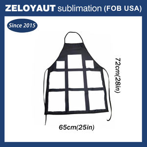 Wholesale Custom Logo Sublimation <strong>Bib</strong> Apron for <strong>Adults</strong> <strong>Funny</strong> DIY Painting Kitchen Panel Cooking Apron with <strong>Adult</strong> Logo - Product Image 3