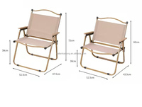 Ensemble de table et chaises pliantes imperméables Kai Song, cadre en aluminium/acier, modèle 500*500, pour le camping, le pique-nique, le barbecue, le jardin, la plage