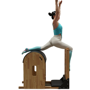Baril d'escalade Pilates commercial en bois de caoutchouc MND M301A (5) – Équipement Pilates professionnel durable pour centre de réadaptation - Product Image 1
