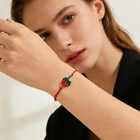 Bracelet Bohème en Forme de Fruit avec Perles de Rocaille Faites à la Main pour Anniversaires ou Cadeaux Femme/Homme