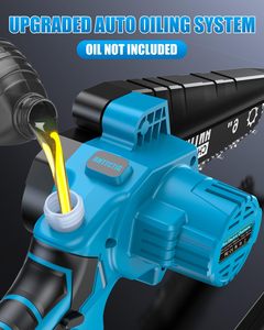 Serra eletrica 6 inch Mini chuyên nghiệp xách tay chuỗi cưa pin không dây hiệu quả cao hiển thị kỹ thuật số điện cưa - Product Image 5