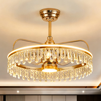Ventilateur de plafond LED en forme de fleur avec lumière, 3 couleurs réglables, silencieux, luminaire pour chambre à coucher, salle à manger, salon