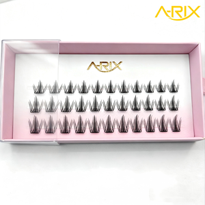 Pestañas Postizas Estilo Elfo Marrón, Reutilizables, Material PET, Impresas en 3D, Nunca Pierden Forma, Diseño Segmentado y Rizado, Extraíbles - Product Image 6