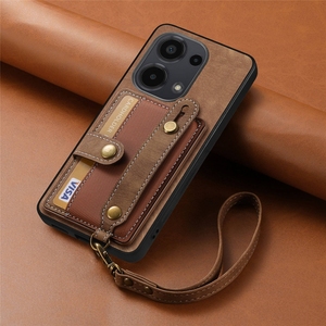 Funda de teléfono de bolsillo con tarjeta de piel retro con cuerda para Redmi Note 13 <span class=keywords><strong>Pro</strong></span>/A3/Turbo 3 5G/K70E/K70 <span class=keywords><strong>Pro</strong></span>/13C - Product Image 3