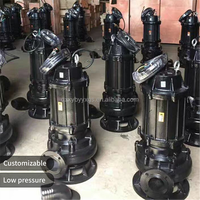 Pompe centrifuge submersible haute pression électrique Kuang Yu série WQ 5,5 CV, capable de pompage par aspiration pour le transport des eaux usées