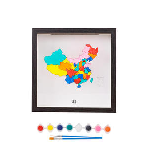 Cadre en bois pour souvenirs de <span class=keywords><strong>voyage</strong></span> avec fente supérieure pour billets et objets, vente en gros, direct usine, approvisionnement en vrac, USA <span class=keywords><strong>Europe</strong></span>, décoration intérieure - Product Image 3