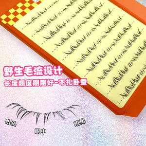 Lakanaku Polaris Lower Lashes Invisible Band Natural Thick False Eyelashes For Daily Wear - Product Image 2