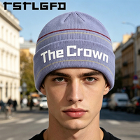 Gorros de Punto Personalizados con Logotipo, Gorro de Invierno a Rayas de Dos Tonos, Tejido Suave, con Borde Reforzado, Venta al Por Mayor, Fabricante