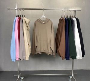 Fabricant de vêtements H5410, vente en gros, sweats à capuche pour hommes de haute qualité, en tissu French Terry 430g, sweats à capuche surdimensionnés - Product Image 3