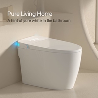 Bidet électrique sans réservoir pour cuvette de toilette avec drainage en S et télécommande