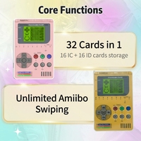 Pro Ultra Amiibo : Lecture illimitée avec fonction de détection, simulant 16 cartes IC+ID 125K, 250K, 375K, 500K