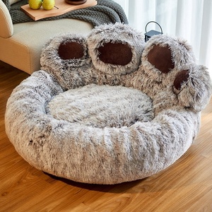 Klassieke vezel hondenmand voor alle seizoenen, afneembaar, wasbaar, warm en comfortabel voor kleine tot grote honden & katten - Product Image 6