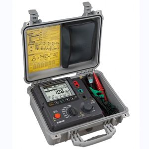 Testeur d'isolation haute tension Kyoritsu KEW 3128 électronique, garantie 1 an, pour tension 12 kV, résistance 35 T Ohm - Product Image 4