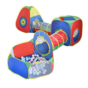 Vente chaude Château portable pliable en 3 pièces Tente pour enfants Tente de jeu de princesse intérieure pour enfants - Product Image 6