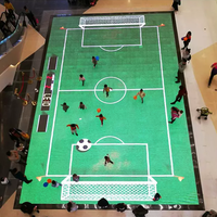 Pantalla LED para interiores P3.91 de alta calidad, pantalla virtual 3D interactiva para gimnasio y pista de baile, pantalla de pie impermeable para estudios de TV